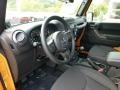 Black 2013 Jeep Wrangler Sport 4x4 Interior Color