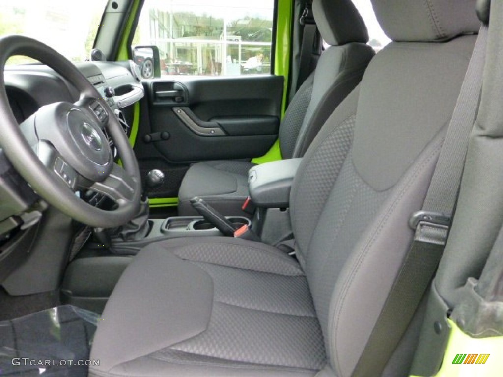 Black Interior 2013 Jeep Wrangler Sport 4x4 Photo #71567152