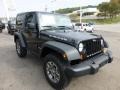 Black 2013 Jeep Wrangler Rubicon 4x4 Exterior