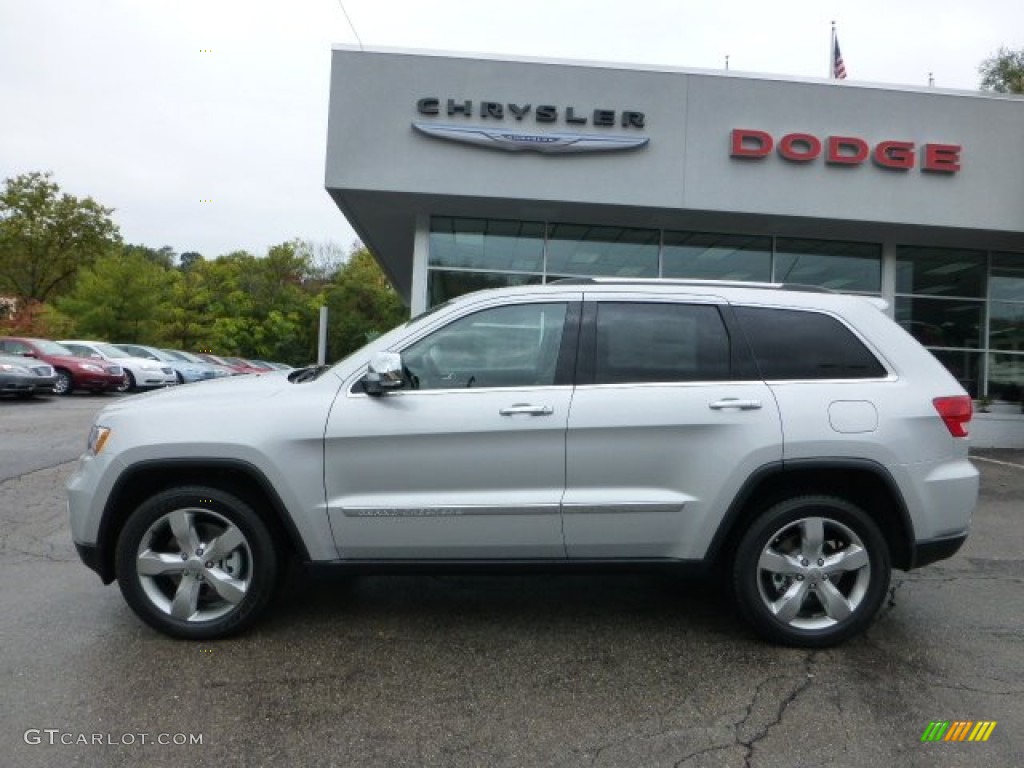 2013 Grand Cherokee Limited 4x4 - Bright Silver Metallic / Black photo #2