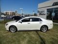 White Diamond Tricoat - Malibu LTZ Sedan Photo No. 7