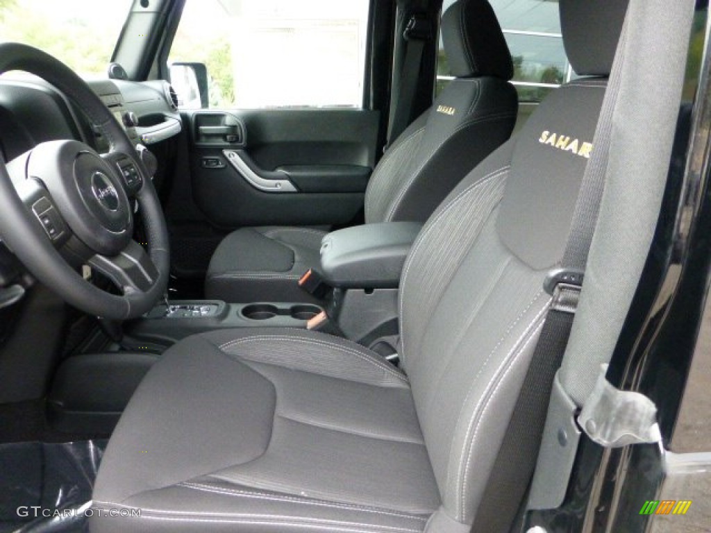 Black Interior 2013 Jeep Wrangler Sahara 4x4 Photo #71568184
