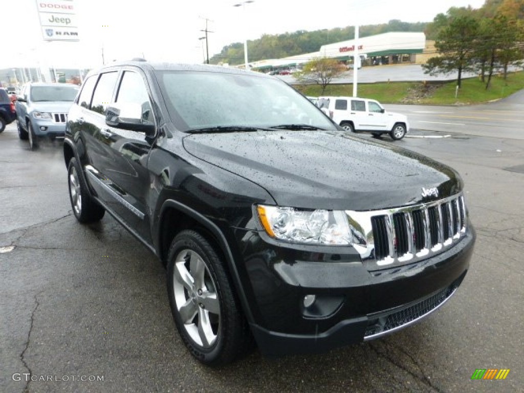 Brilliant Black Crystal Pearl 2013 Jeep Grand Cherokee Limited 4x4 Exterior Photo #71568328