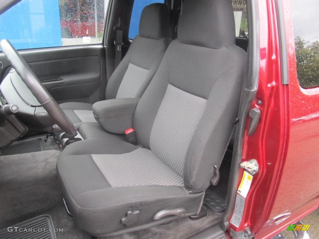 Ebony Interior 2010 GMC Canyon SLE Extended Cab 4x4 Photo #71569060