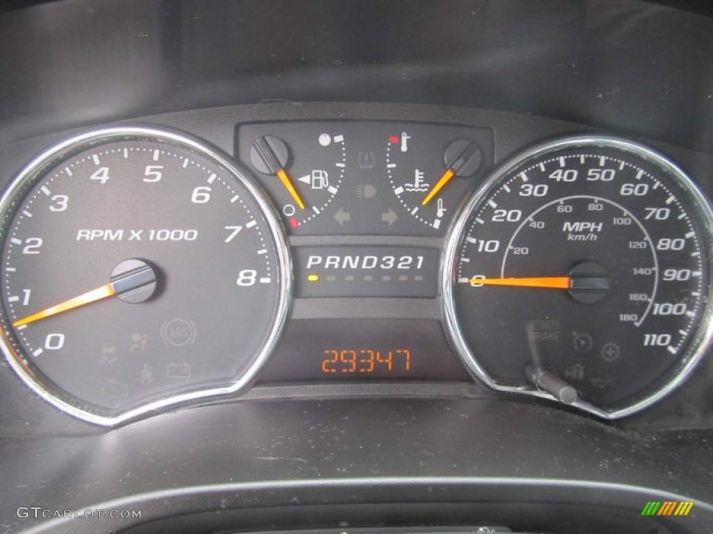 2010 GMC Canyon SLE Extended Cab 4x4 Gauges Photo #71569120