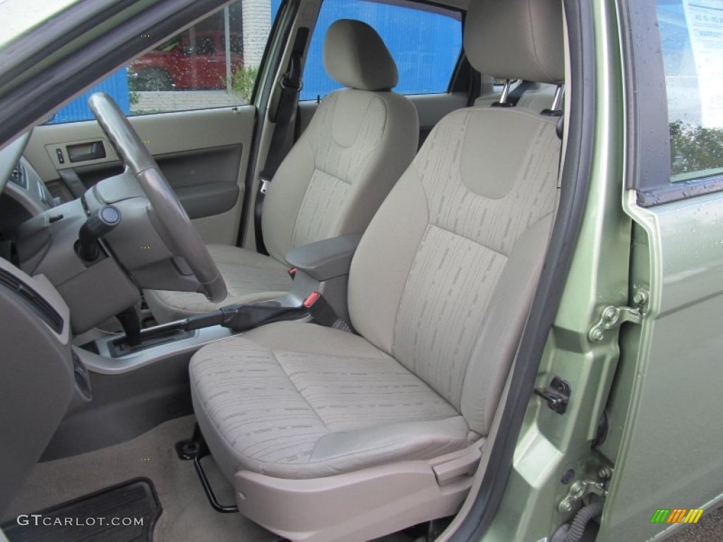2008 Focus SE Sedan - Kiwi Green / Medium Stone photo #11
