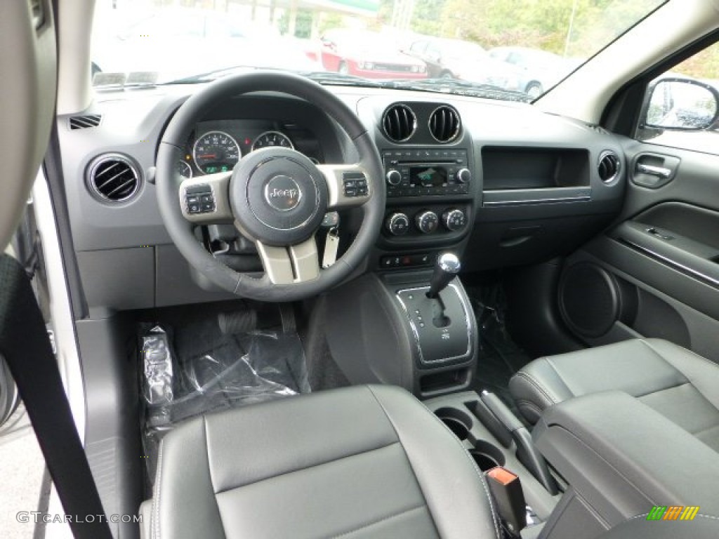 Dark Slate Gray Interior 2012 Jeep Compass Limited 4x4 Photo #71569882