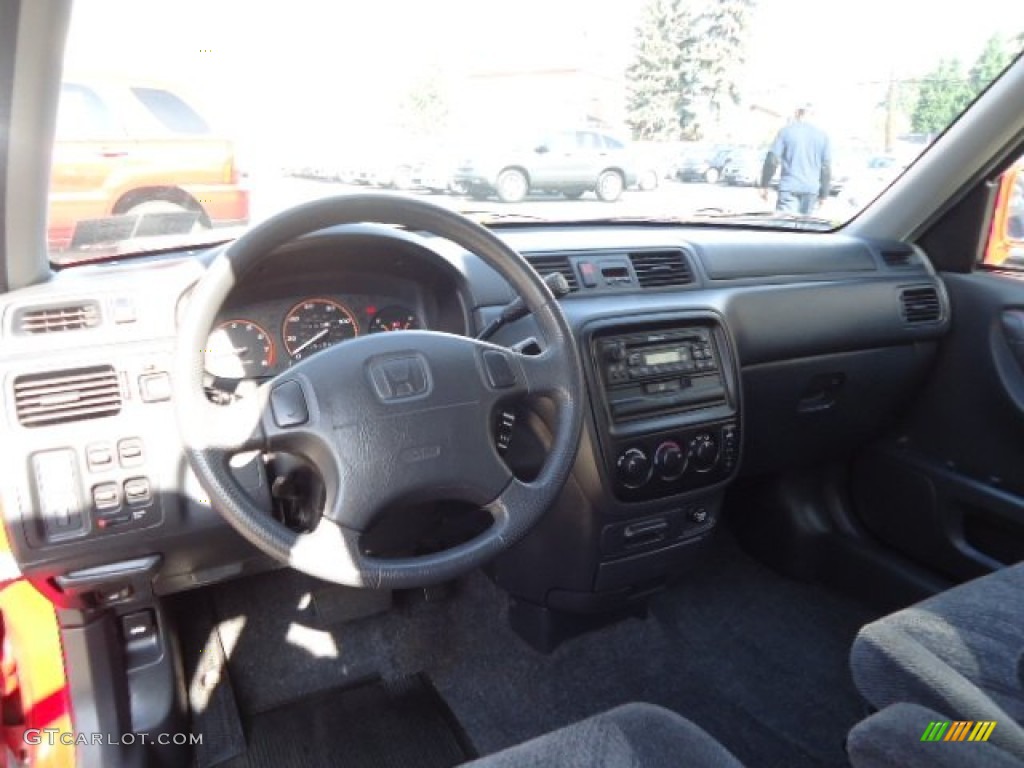 2001 CR-V EX 4WD - Milano Red / Dark Gray photo #6