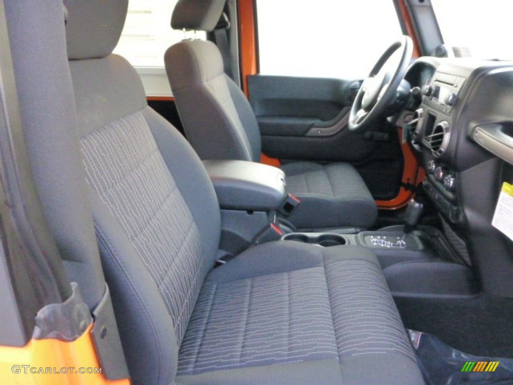 2012 Wrangler Sport 4x4 - Crush Orange / Black photo #10
