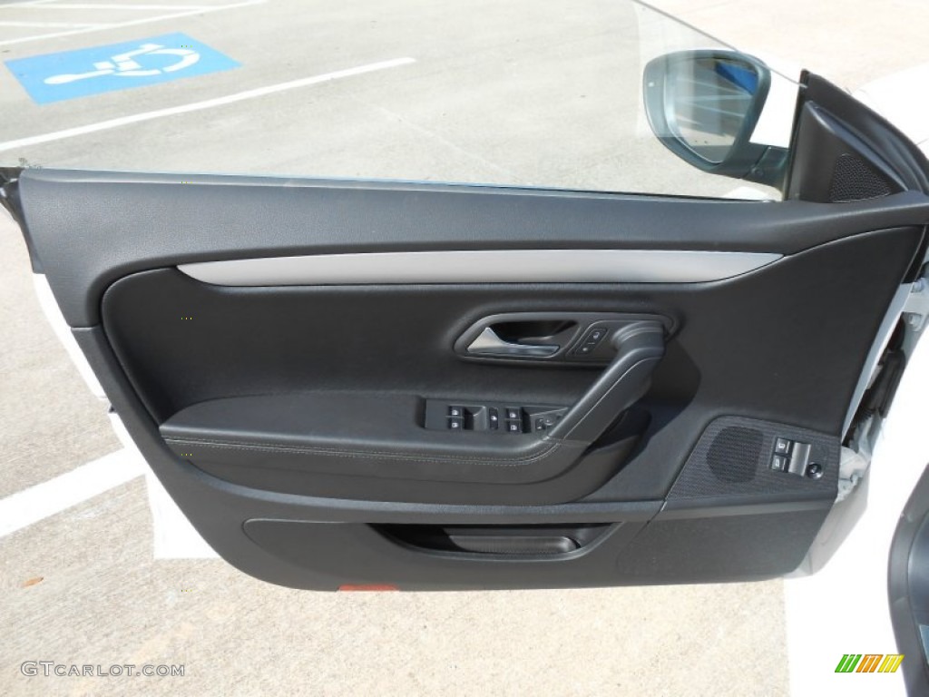 2013 Volkswagen CC Sport Plus Black Door Panel Photo #71570080