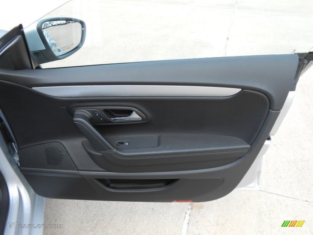 2013 Volkswagen CC Sport Plus Black Door Panel Photo #71570320