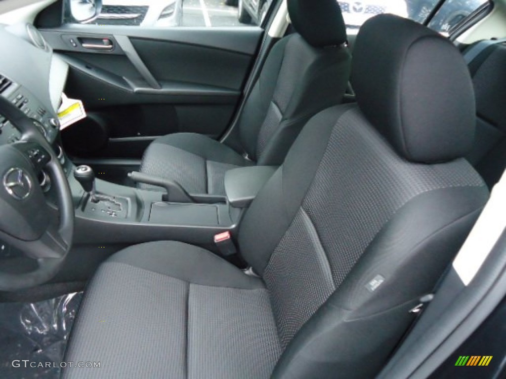 Black Interior 2013 Mazda MAZDA3 i Sport 4 Door Photo #71570833