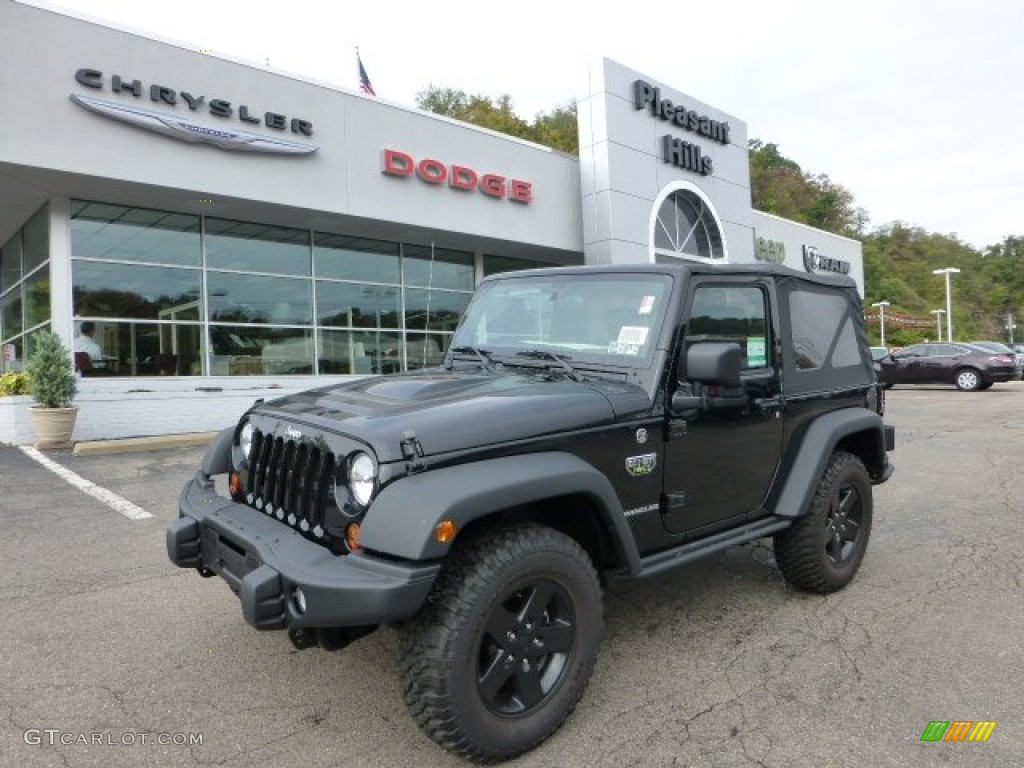 Black Jeep Wrangler