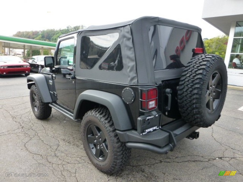 2012 Wrangler Call of Duty: MW3 Edition 4x4 - Black / Call of Duty: Black Sedosa/Silver French-Accent photo #3