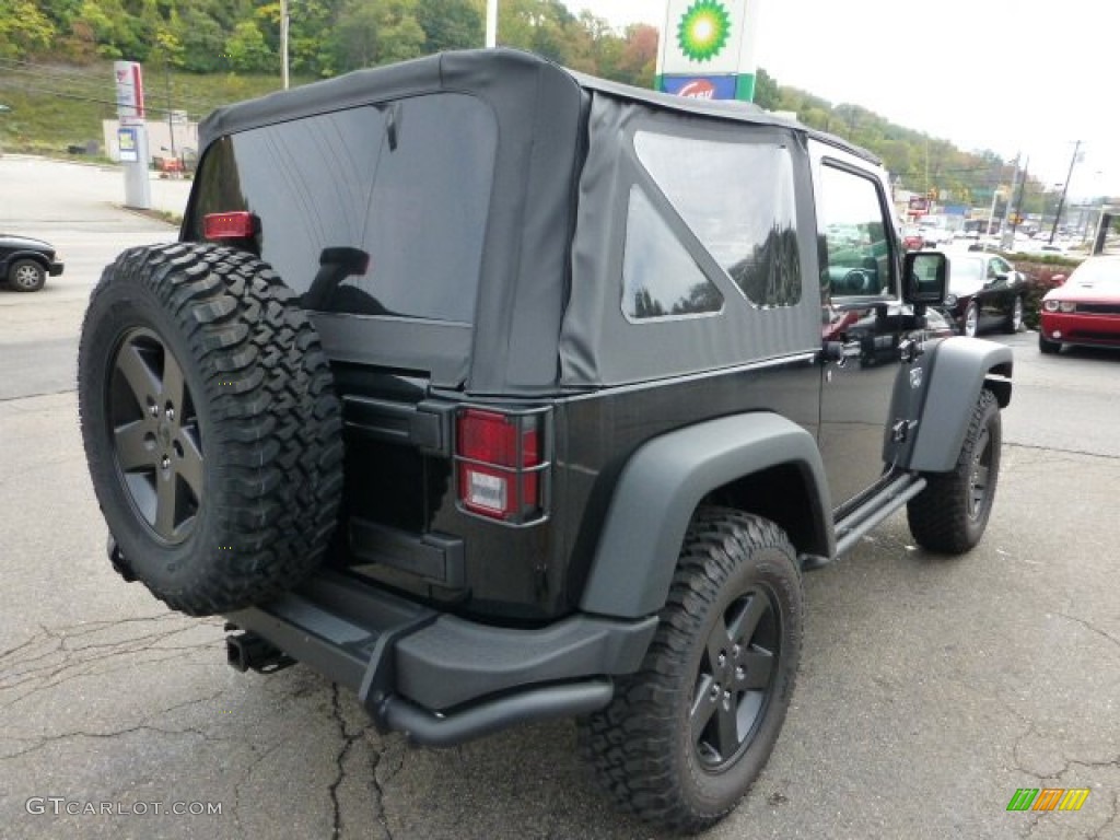 2012 Wrangler Call of Duty: MW3 Edition 4x4 - Black / Call of Duty: Black Sedosa/Silver French-Accent photo #5