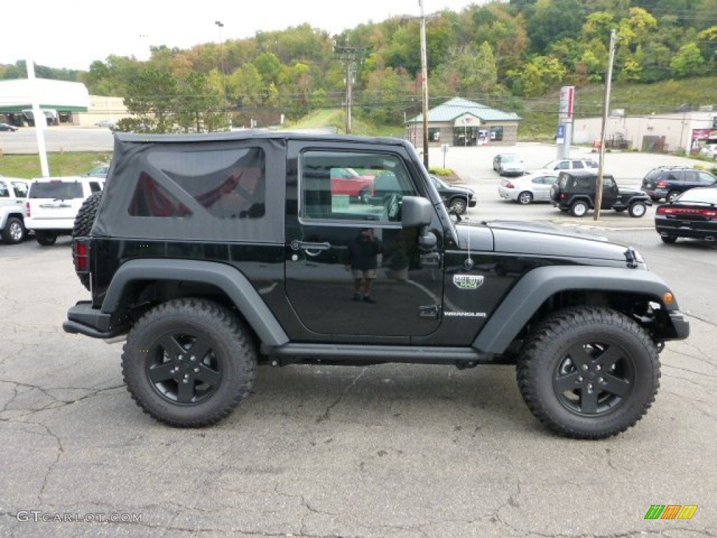 2012 Wrangler Call of Duty: MW3 Edition 4x4 - Black / Call of Duty: Black Sedosa/Silver French-Accent photo #6