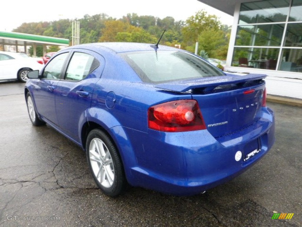 Blue Streak Pearl 2013 Dodge Avenger SE V6 Exterior Photo #71571811