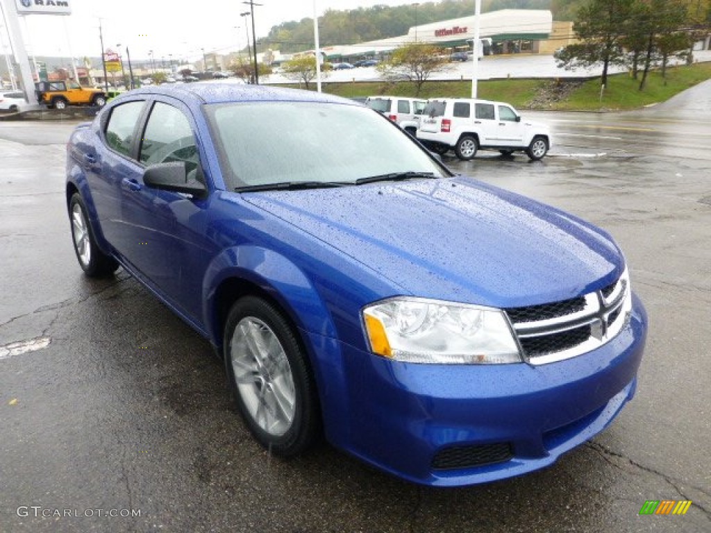 Blue Streak Pearl 2013 Dodge Avenger SE V6 Exterior Photo #71571841