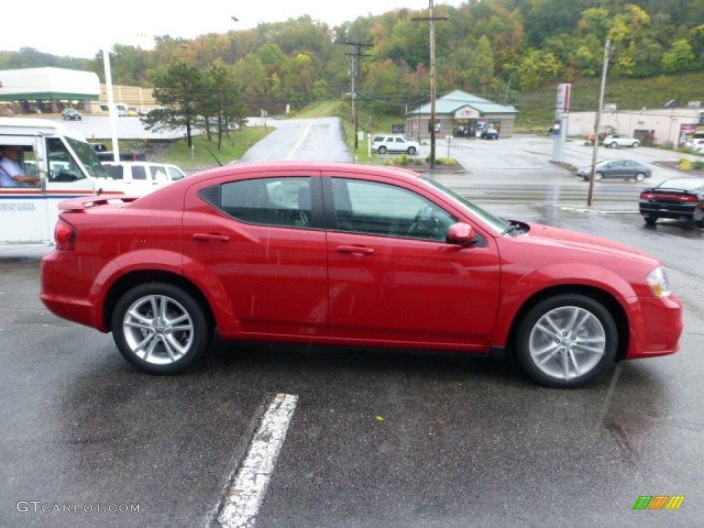 Redline 2-Coat Pearl 2013 Dodge Avenger SXT V6 Exterior Photo #71572667