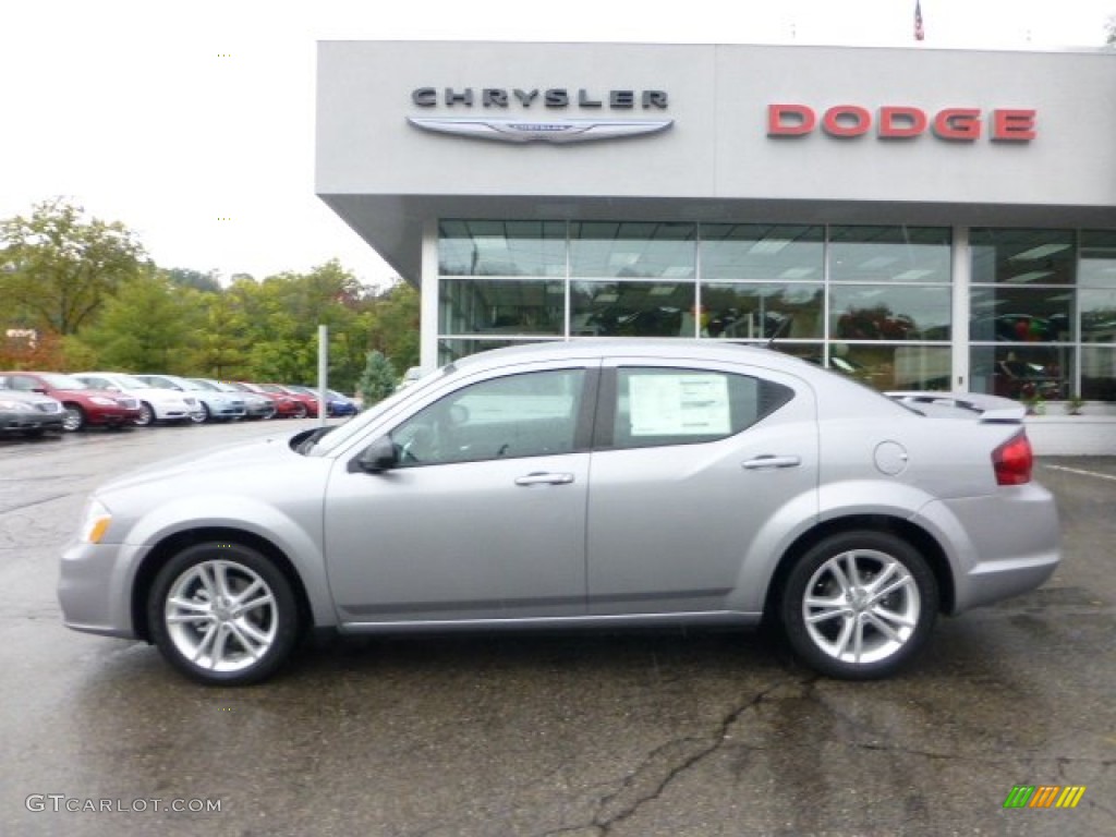 Billet Silver Metallic 2013 Dodge Avenger SE V6 Exterior Photo #71572784