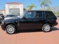 2012 Santorini Black Metallic Land Rover Range Rover HSE  photo #2