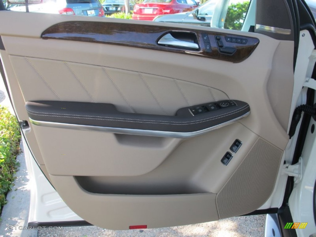 2013 Mercedes-Benz GL 450 4Matic Almond Beige Door Panel Photo #71573150