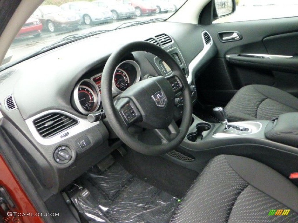 Black Interior 2013 Dodge Journey SXT AWD Photo #71573402