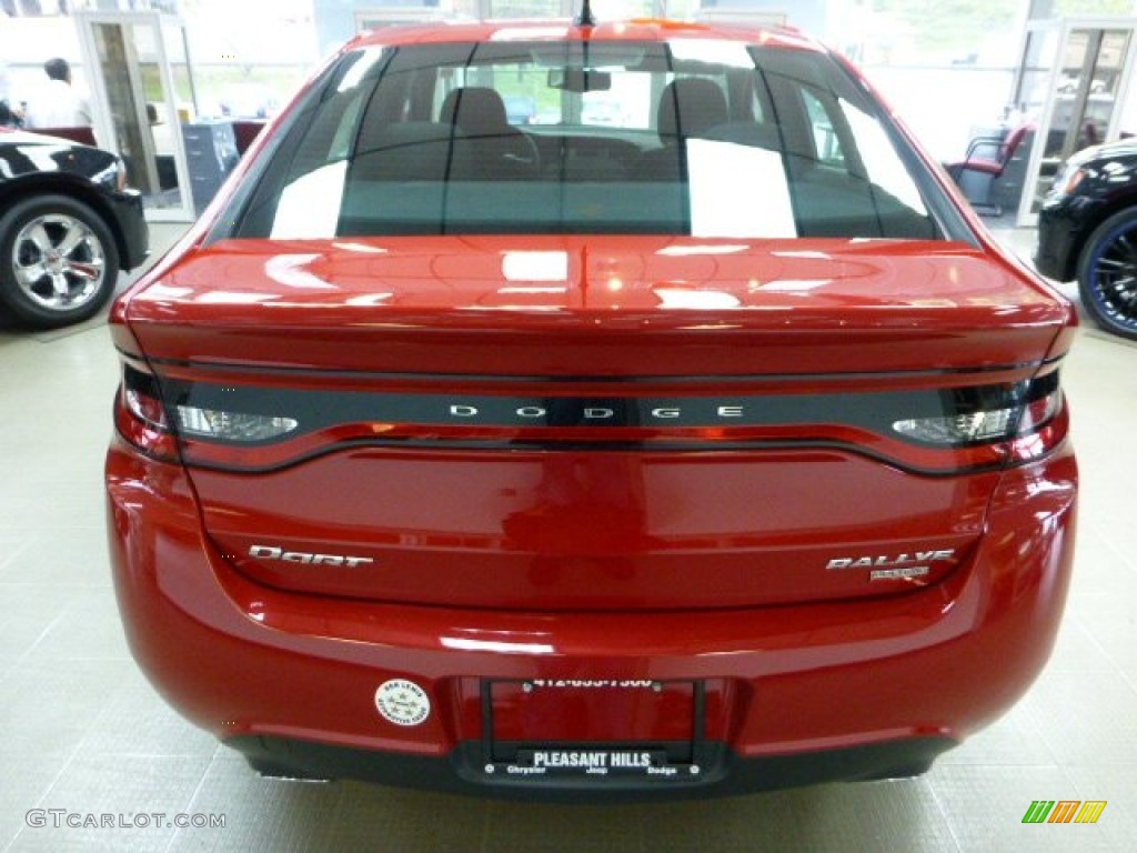 2013 Dart Rallye - Redline 2-Coat Pearl / Black/Light Diesel Gray photo #4