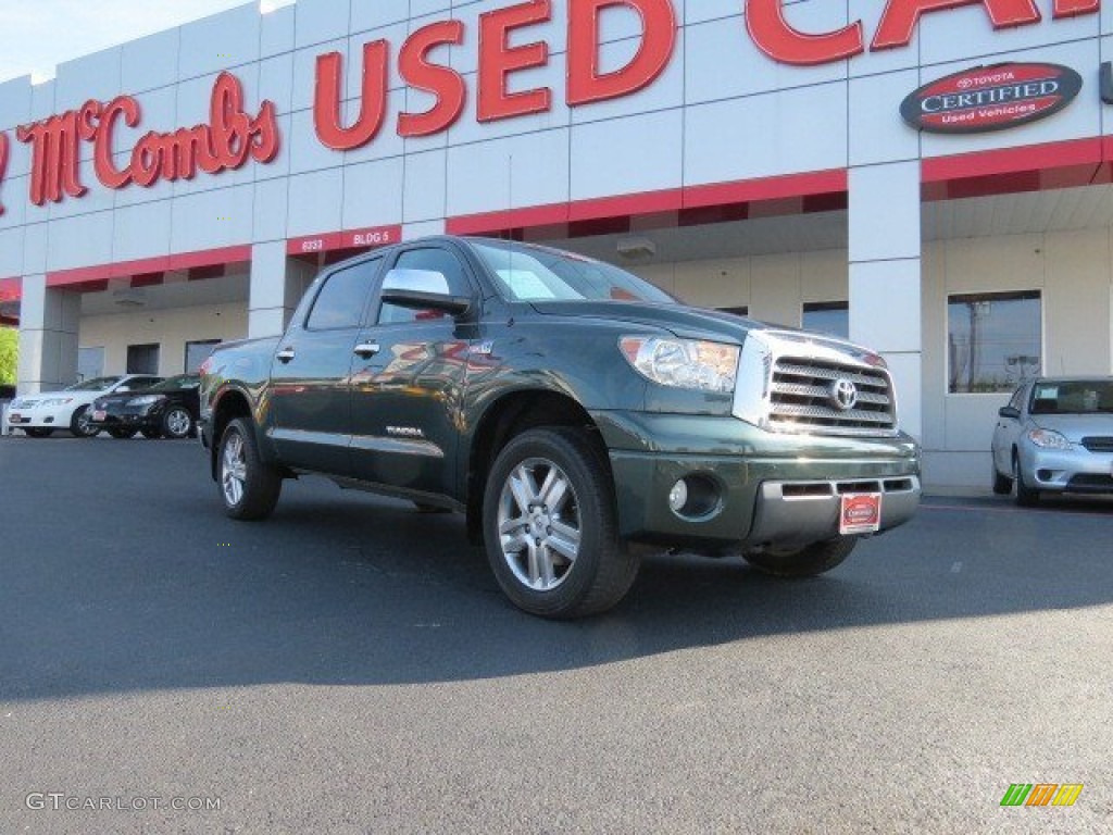 2007 Tundra Limited CrewMax 4x4 - Timberland Mica / Red Rock photo #1