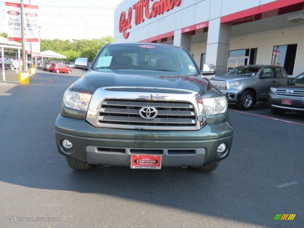 2007 Tundra Limited CrewMax 4x4 - Timberland Mica / Red Rock photo #2