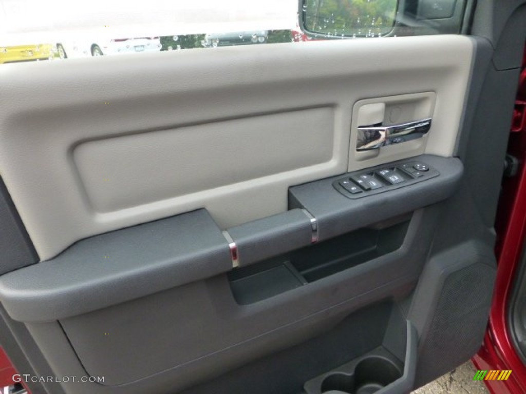 2012 Ram 1500 SLT Quad Cab 4x4 - Deep Cherry Red Crystal Pearl / Dark Slate Gray/Medium Graystone photo #16