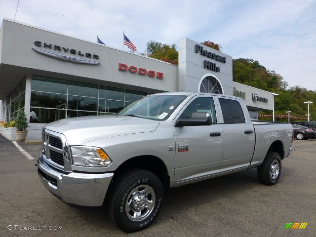 2012 Ram 2500 HD ST Crew Cab 4x4 - Bright Silver Metallic / Dark Slate/Medium Graystone photo #1