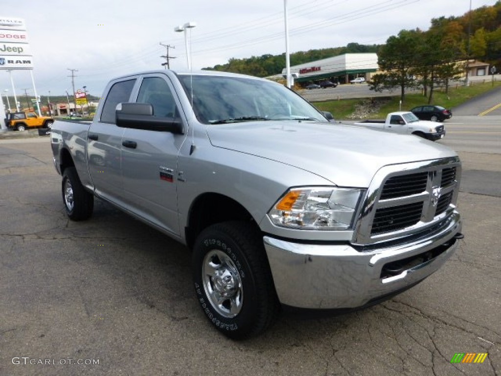 Bright Silver Metallic 2012 Dodge Ram 2500 HD ST Crew Cab 4x4 Exterior Photo #71575316