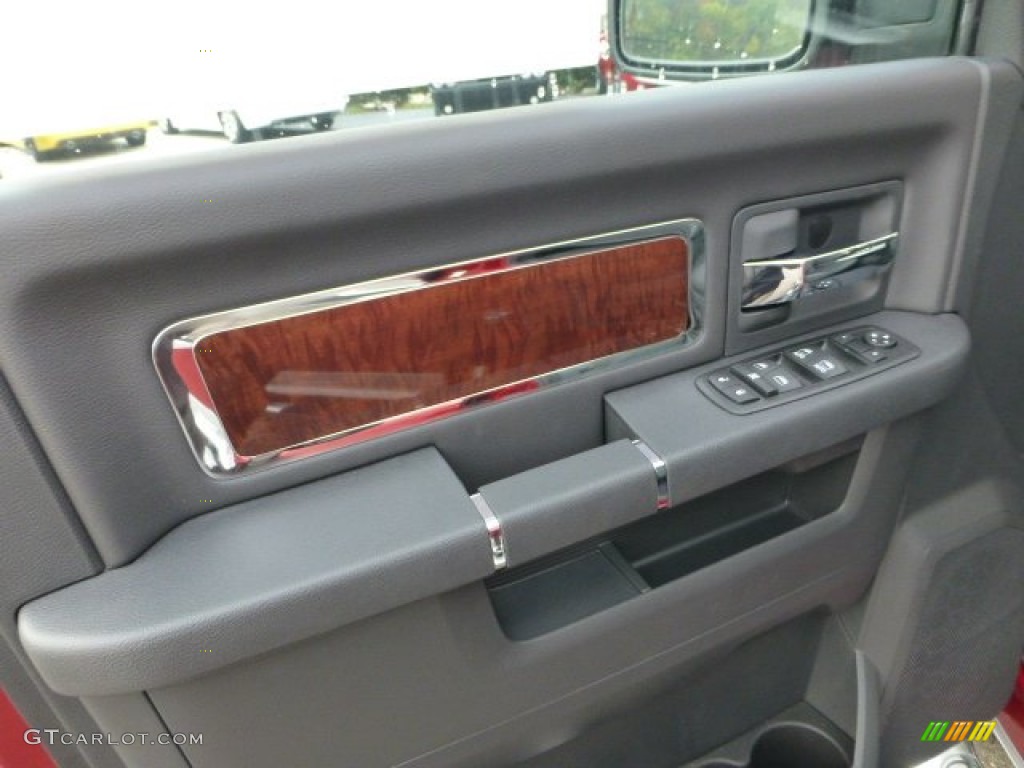 2012 Ram 1500 Laramie Crew Cab 4x4 - Deep Cherry Red Crystal Pearl / Dark Slate Gray photo #15