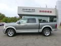 2012 Mineral Gray Metallic Dodge Ram 1500 Laramie Crew Cab 4x4  photo #2