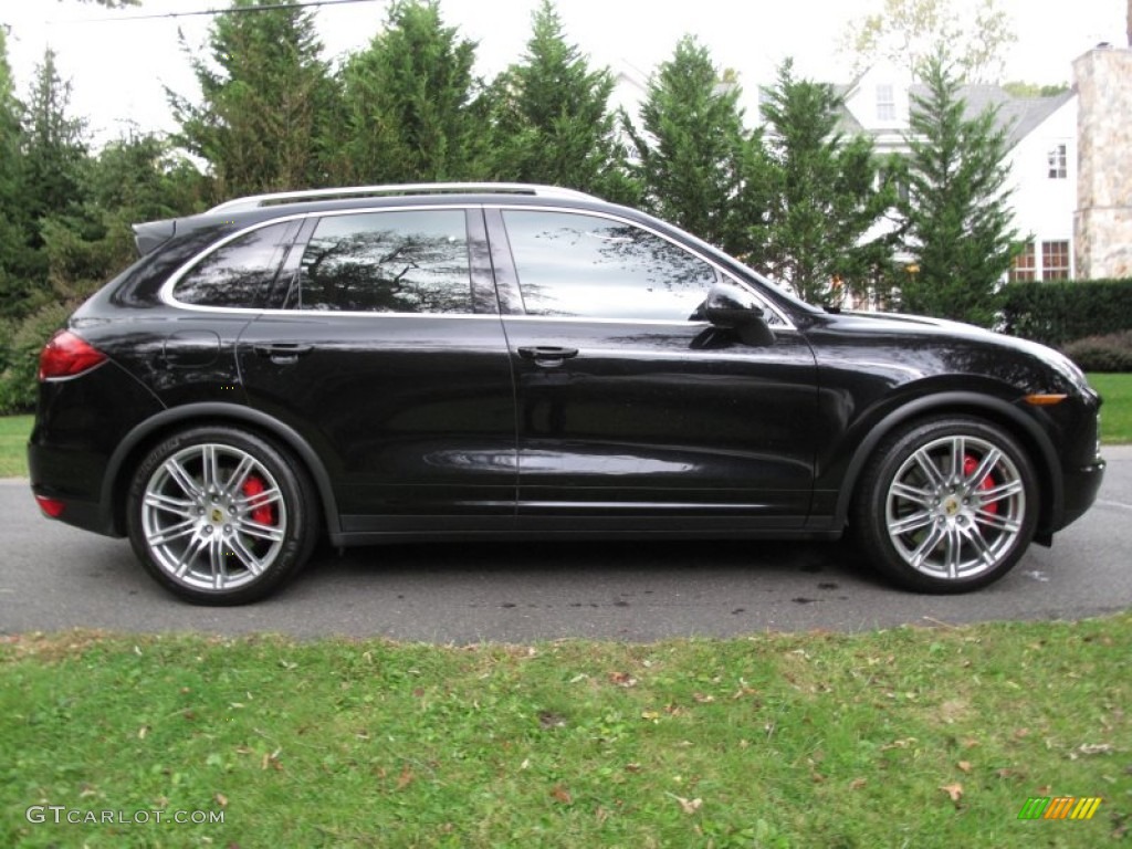 Jet Black Metallic 2011 Porsche Cayenne Turbo Exterior Photo #71576018