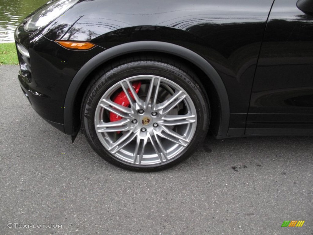 2011 Cayenne Turbo - Jet Black Metallic / Natural Espresso/Cognac photo #11