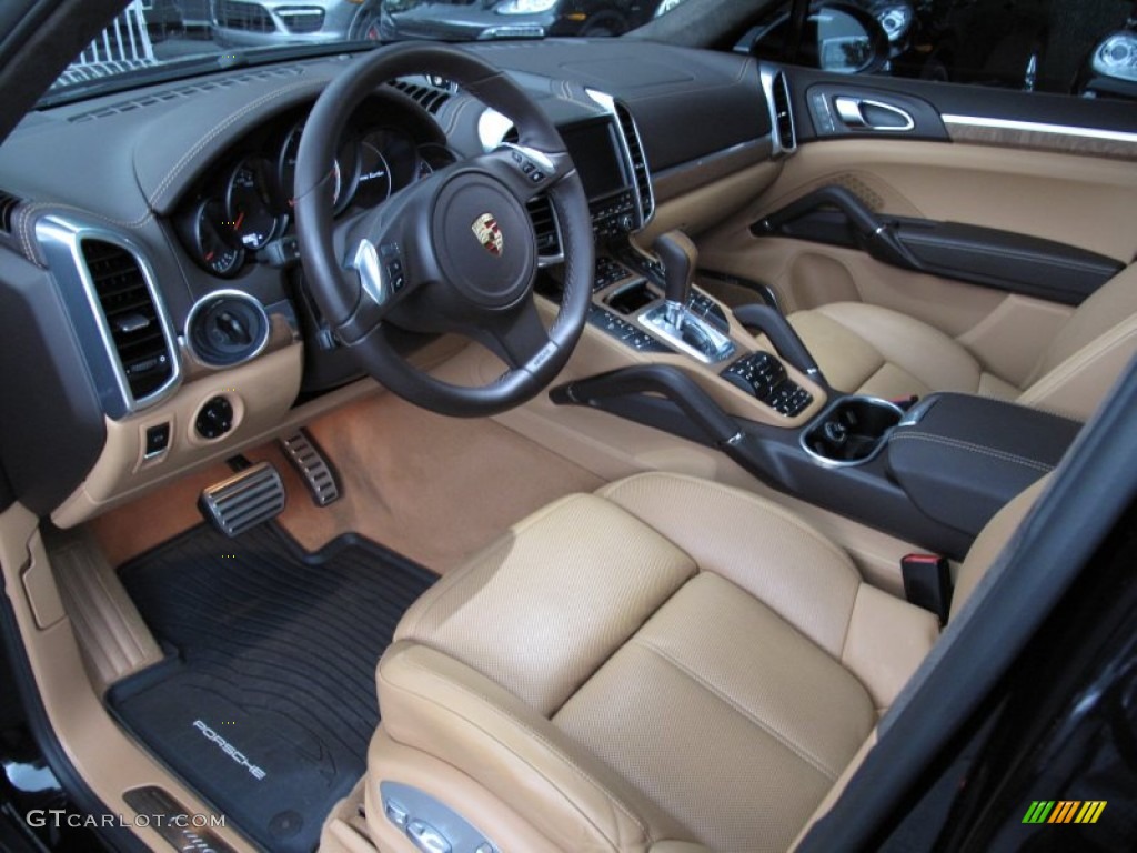 Natural Espresso/Cognac Interior 2011 Porsche Cayenne Turbo Photo #71576063