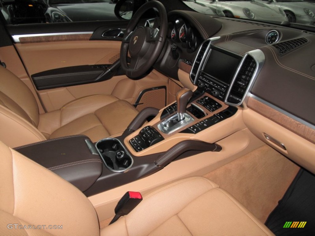 Natural Espresso/Cognac Interior 2011 Porsche Cayenne Turbo Photo #71576134