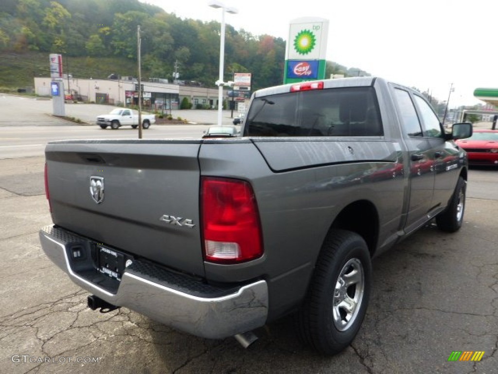 2012 Ram 1500 ST Quad Cab 4x4 - Mineral Gray Metallic / Dark Slate Gray/Medium Graystone photo #5