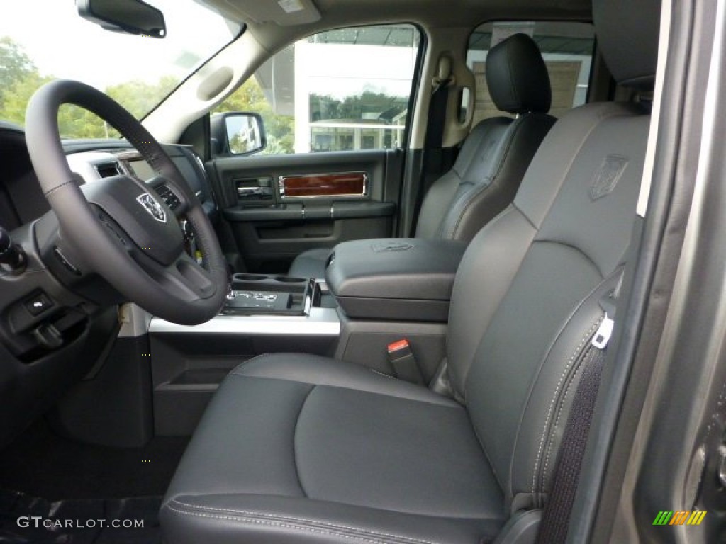 Dark Slate Gray Interior 2012 Dodge Ram 1500 Laramie Quad Cab 4x4 Photo #71576516