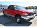 2004 Bright Red Ford F150 XLT Heritage SuperCab 4x4  photo #7