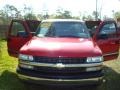 2002 Victory Red Chevrolet Silverado 1500 LS Extended Cab  photo #6