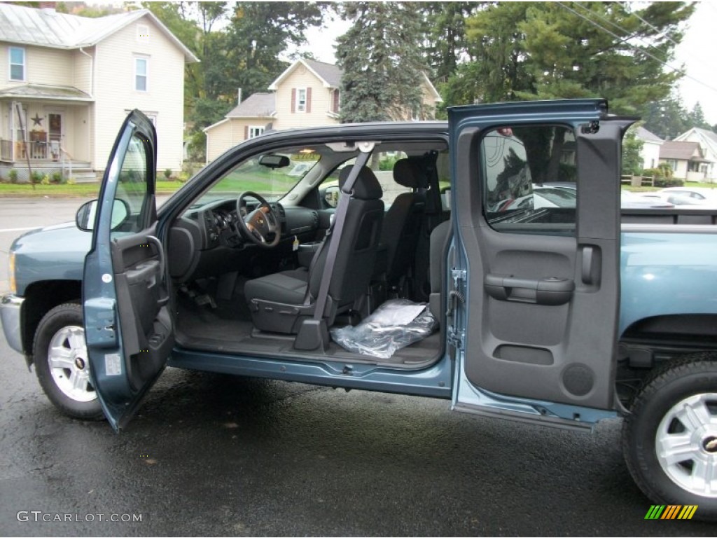 2012 Silverado 1500 LT Extended Cab 4x4 - Blue Granite Metallic / Ebony photo #11