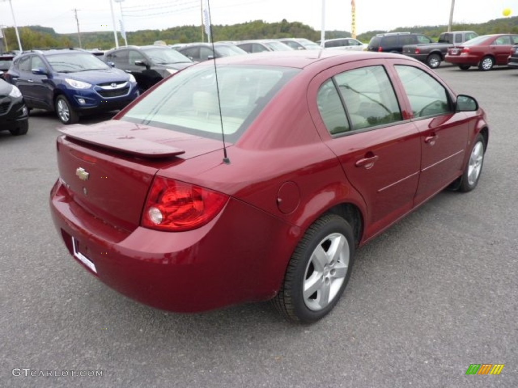 2007 Cobalt LT Sedan - Sport Red Tint Coat / Neutral Beige photo #7