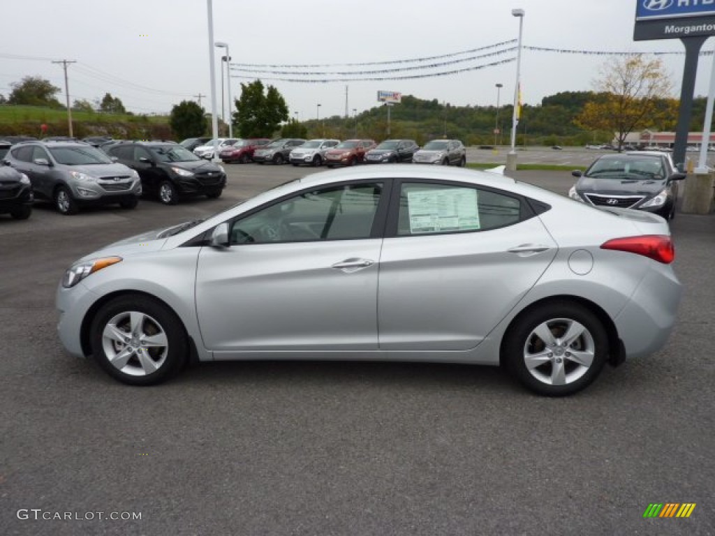 2013 Elantra GLS - Silver / Gray photo #4