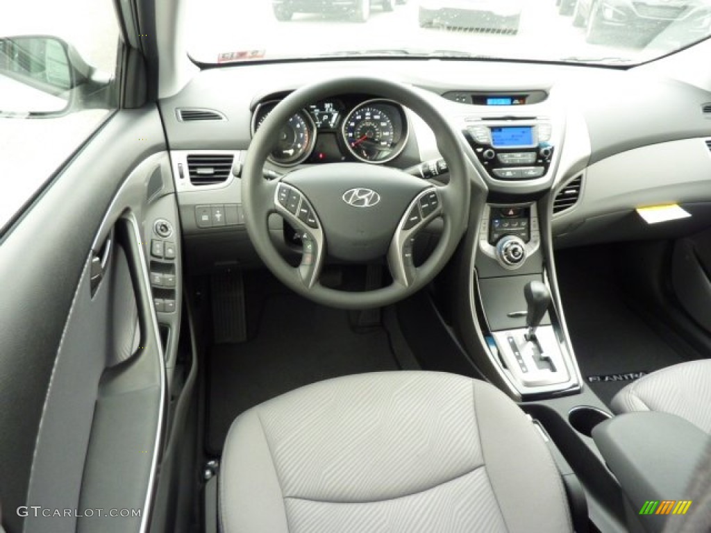 2013 Elantra GLS - Silver / Gray photo #14
