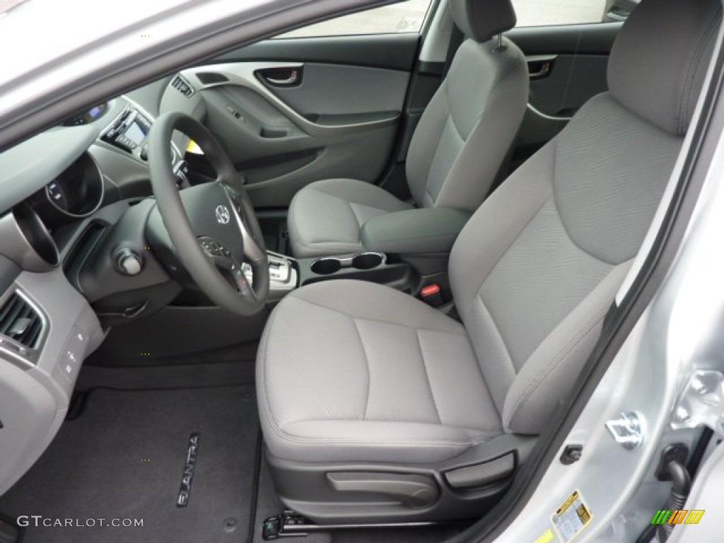 2013 Elantra GLS - Silver / Gray photo #15