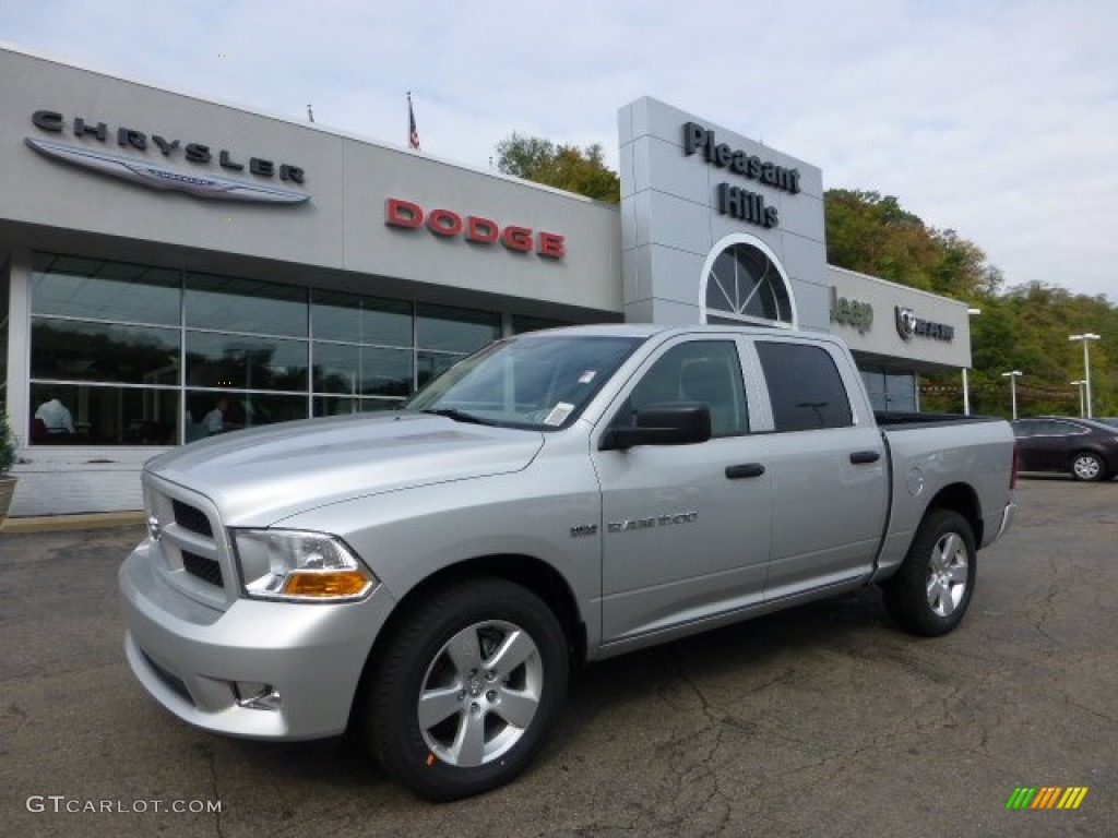 Bright Silver Metallic Dodge Ram 1500