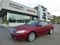 Deep Cherry Red Crystal Pearl 2013 Chrysler 200 Touring Convertible